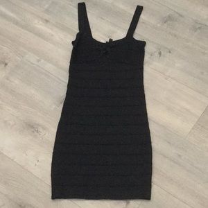 Black 2B Bebe dress bodycon bandage size small